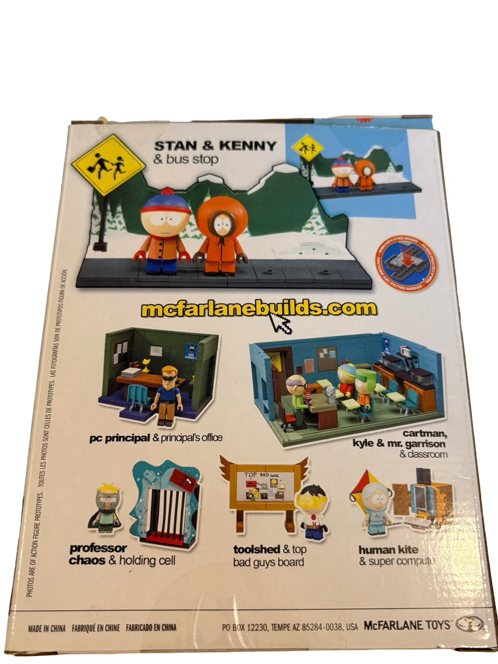South Park Stan & Kenny‎ Bus Stop McFarlane Toys Set 83 PCS Complete - Picture 2 of 4